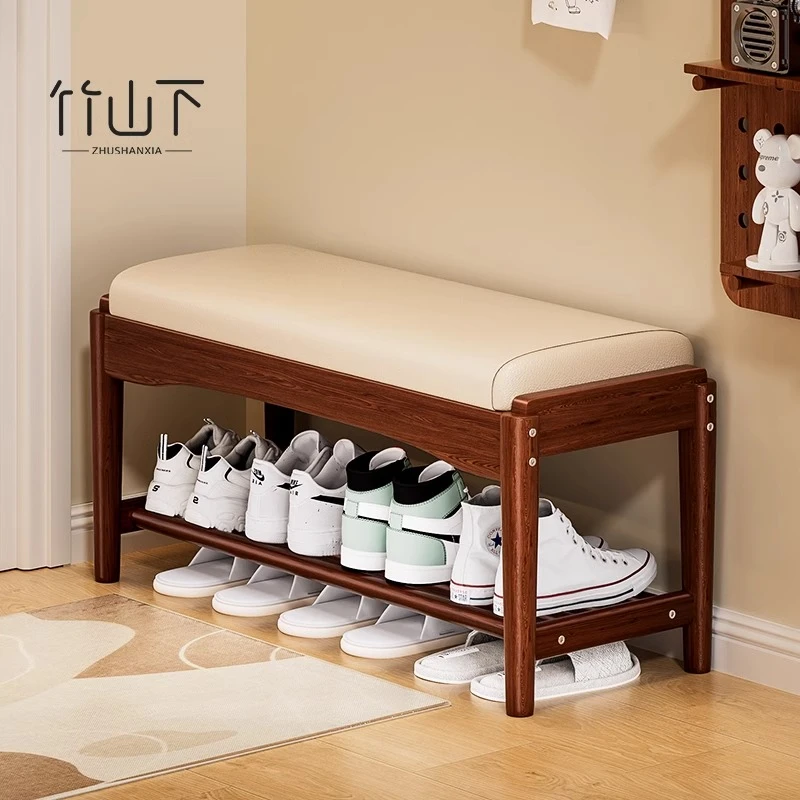 换鞋凳门口可坐网红款家用入户门口轻奢简约经济型穿鞋凳鞋架一体