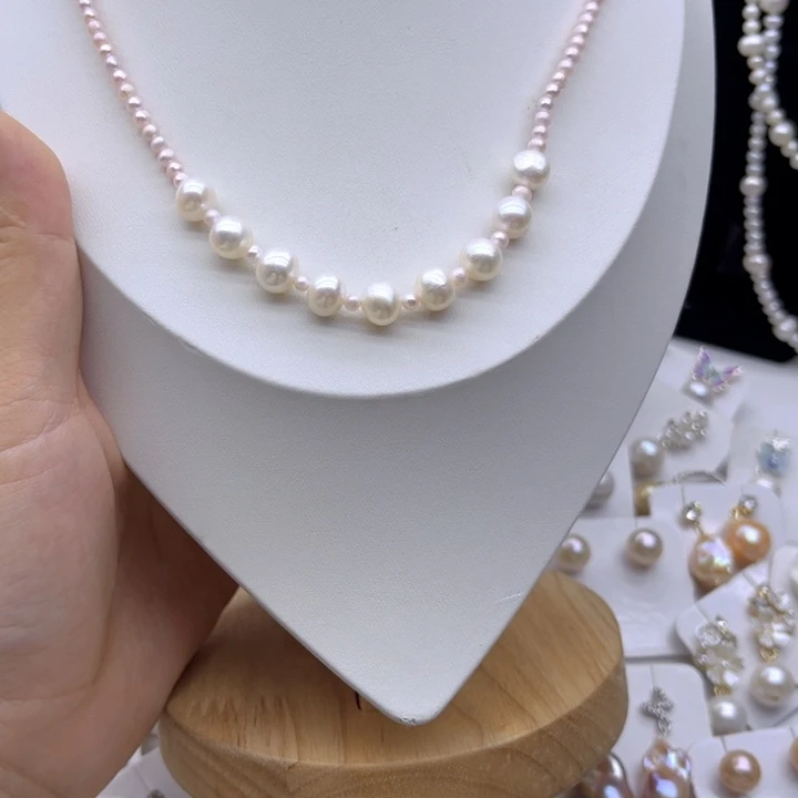 淡水珍珠未镶嵌颈饰