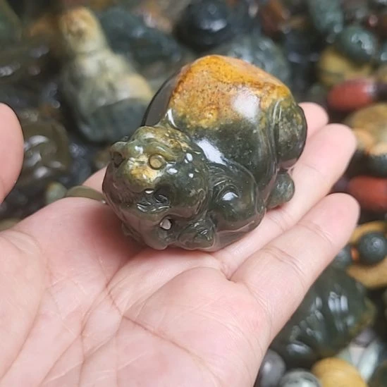 岫岩河磨玉（透闪石质玉）未镶嵌挂件