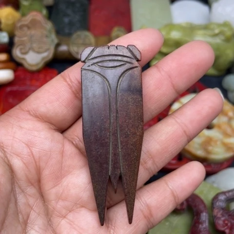 和田玉颈饰未镶嵌60