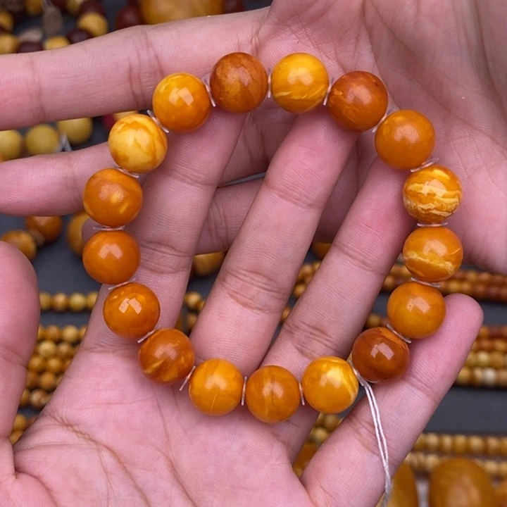 琥珀未镶嵌裸石蜜蜡L