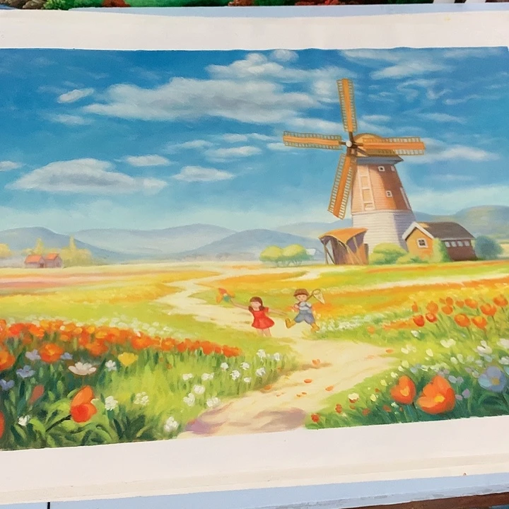 油画60*80手绘油画18号