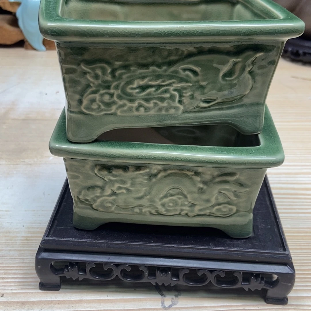 瓷片陶瓷花盆陶瓷艺术