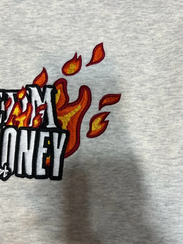 M火焰-夏季休闲印花白色宽松T恤卡通情侣集合链接复古男女同款