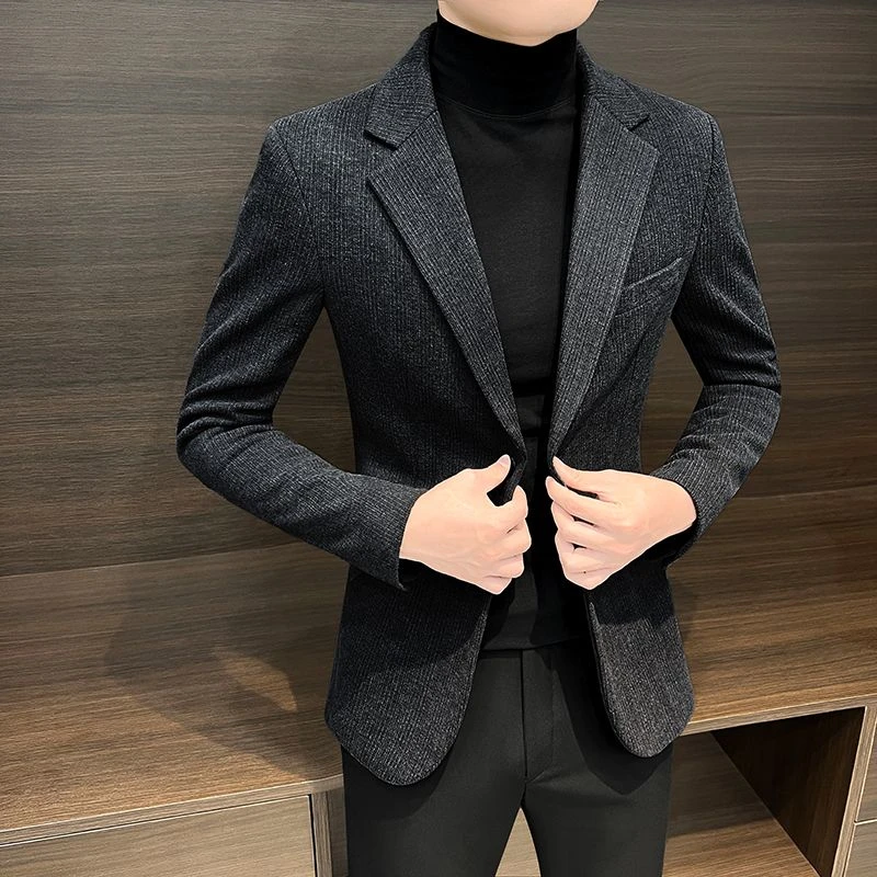 B001-B200撤柜精品男士时尚休闲春秋季西服外套百搭四季款