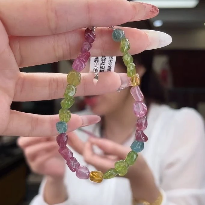 04552038/未镶嵌碧玺手链多样性发货