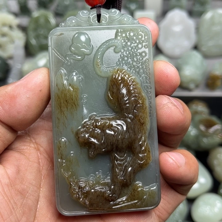 和田玉挂件未镶嵌强*.