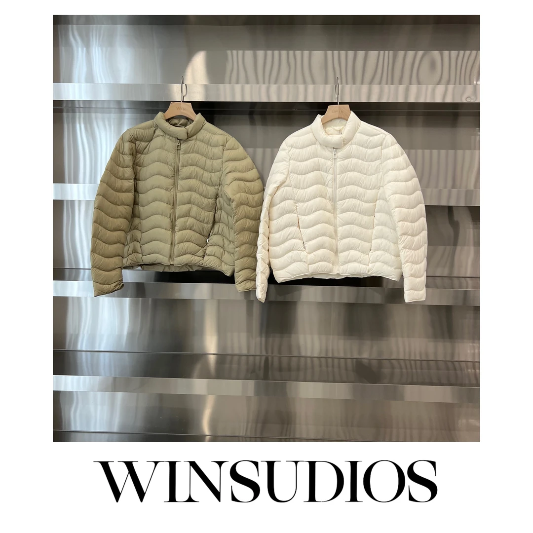 竹笋【WIN小众定制款】拉链排骨型羽绒服