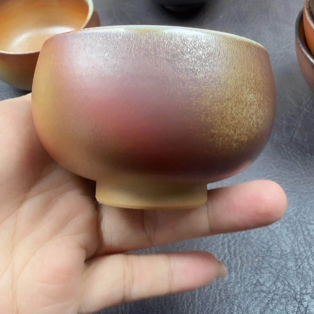 手工手作柴烧主人杯
