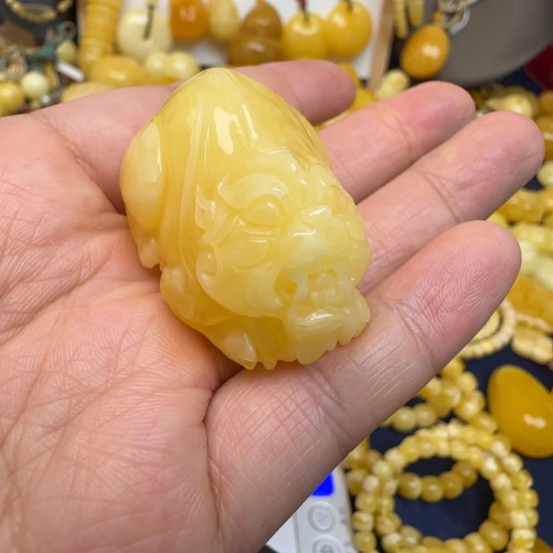 蜜蜡未镶嵌颈饰天然蜜蜡