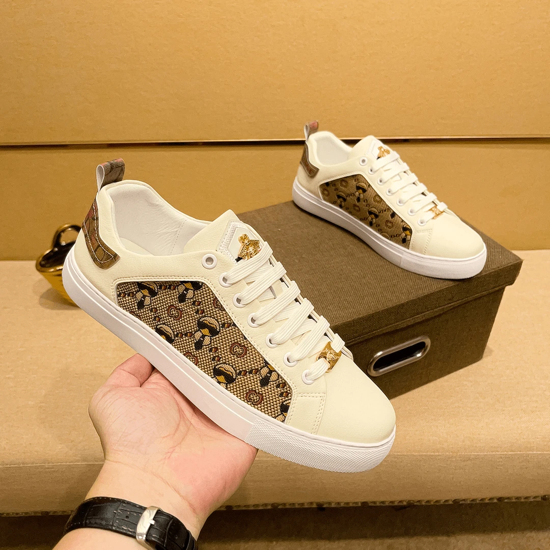 板鞋夏季春季低帮潮鞋潮流透气鞋子时尚休闲鞋运动时尚男士轻奢