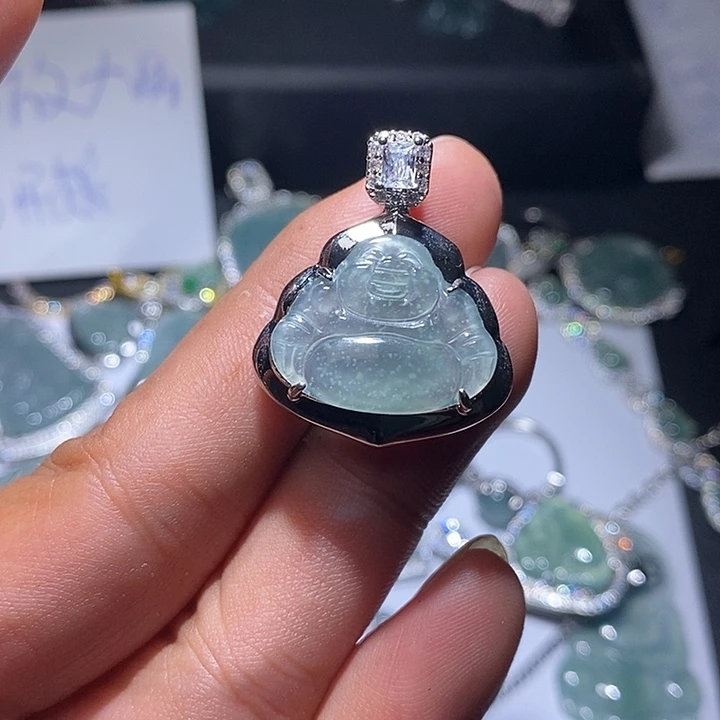 翡翠未镶嵌颈饰天然翡翠
