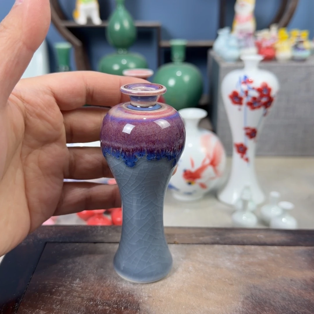 陶瓷手工小花器摆件