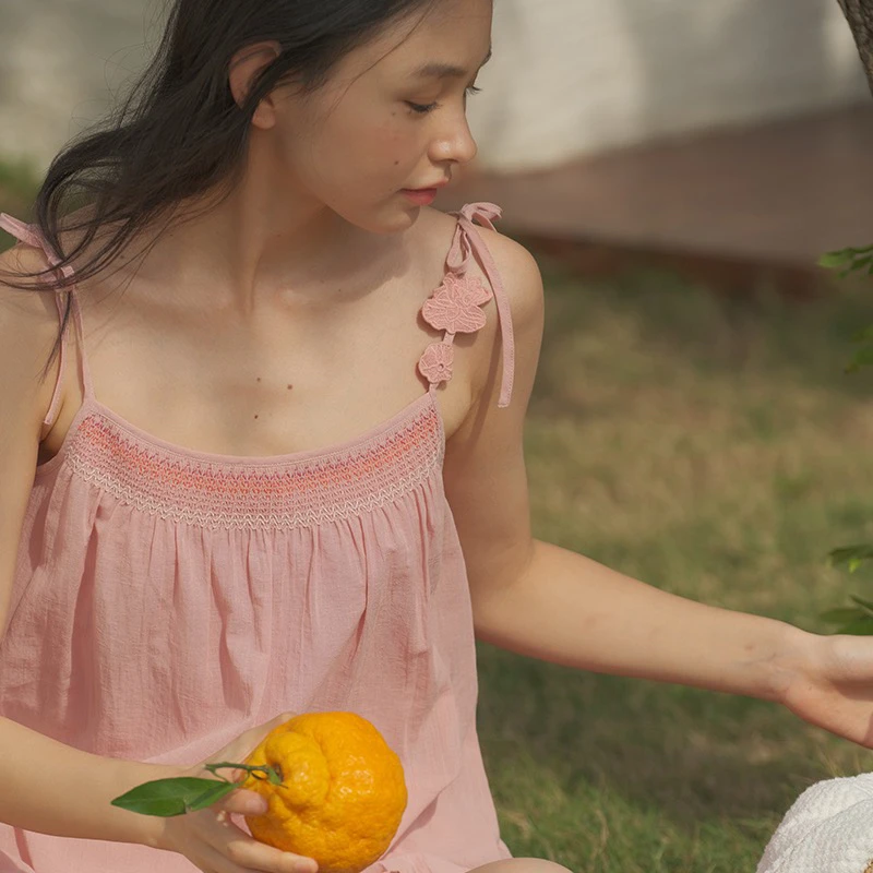 清凉吊带家居服短裤套装甜美风舒适设计夏季睡衣薄款夏天