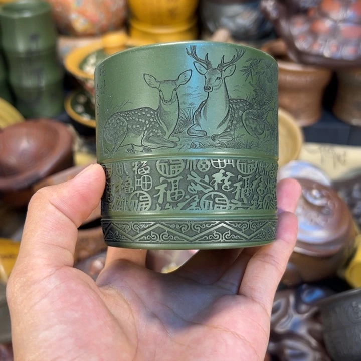 茶杯紫砂宜兴紫砂杯子