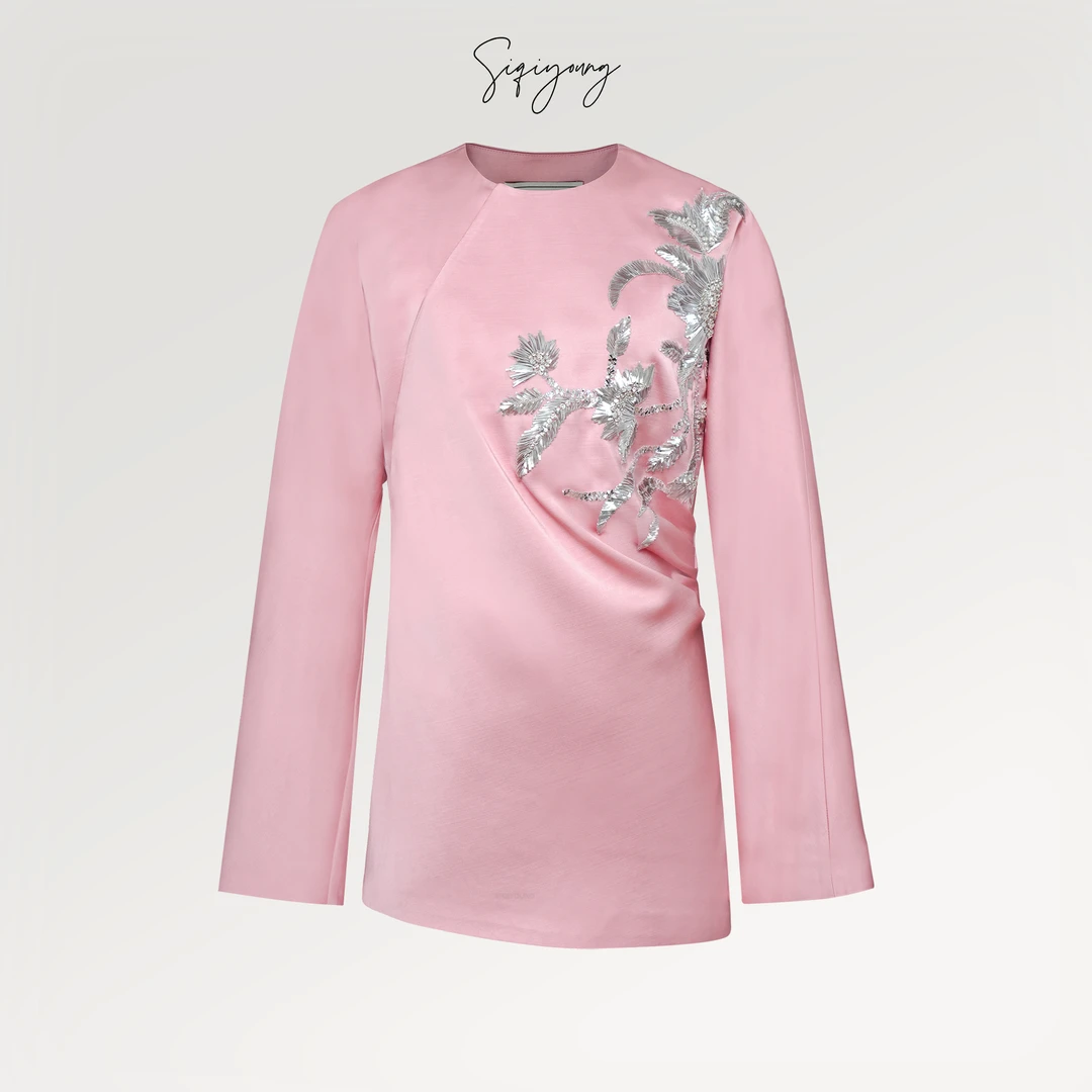 SIQIYOUNG【Maggie精选】花好月圆-中式设计上衣