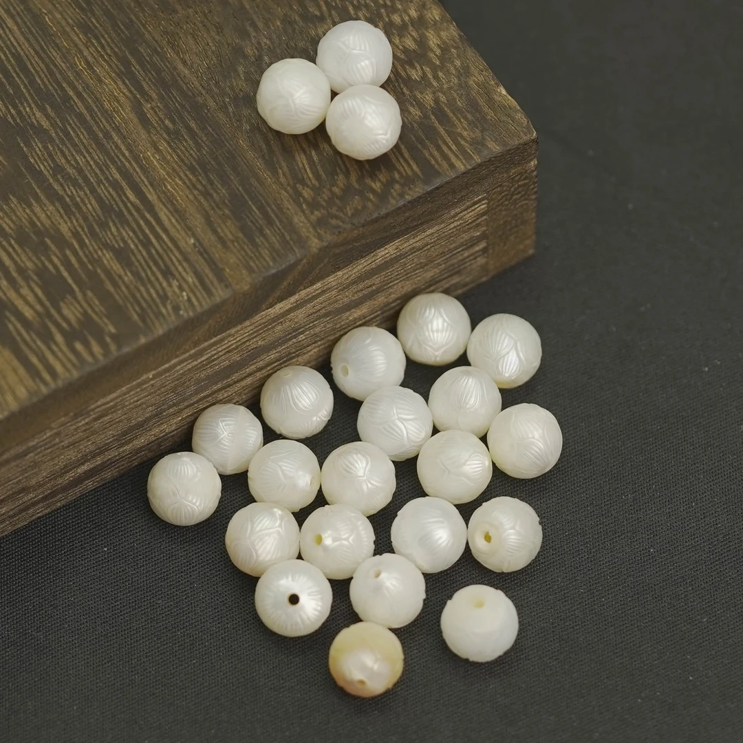 【发1颗】8MM+珍珠散珠DIY文玩珠宝ZZ29