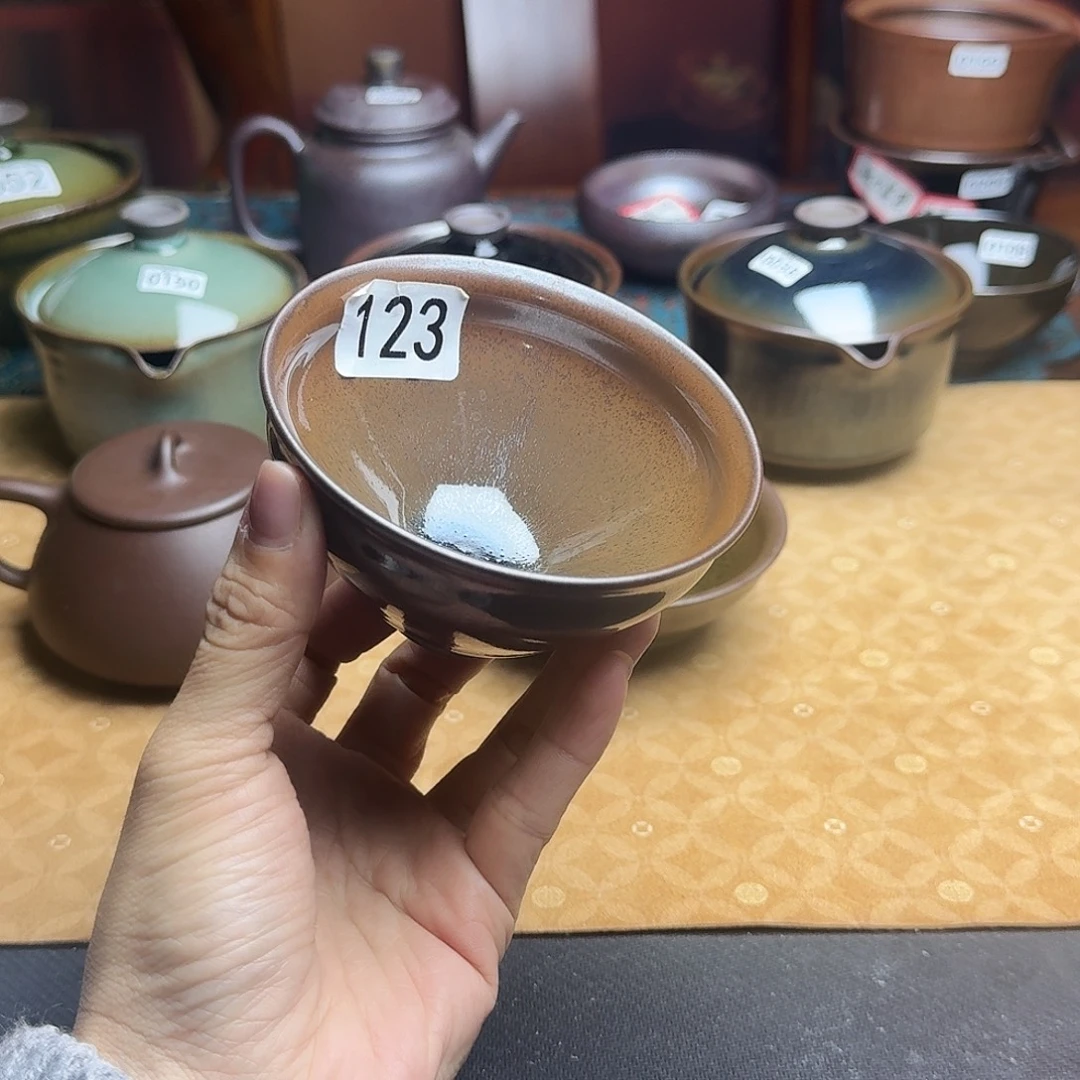 茶盏123 柴烧·铁胎·原矿釉