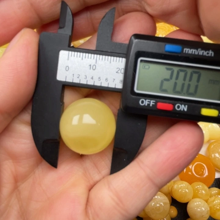 裸石蜜蜡未镶嵌蜜蜡圆珠