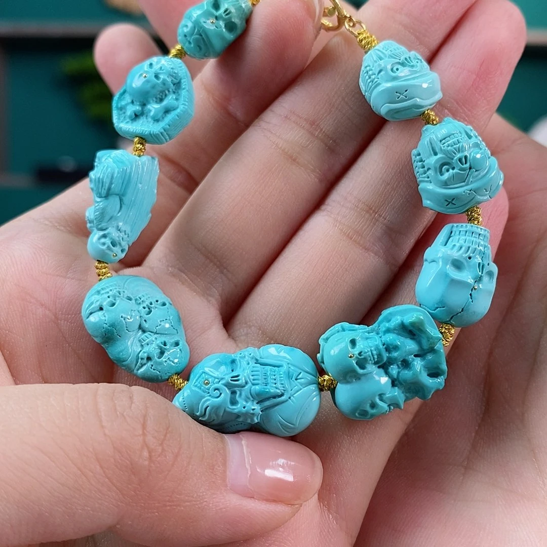 绿松石珠宝奇石未镶嵌