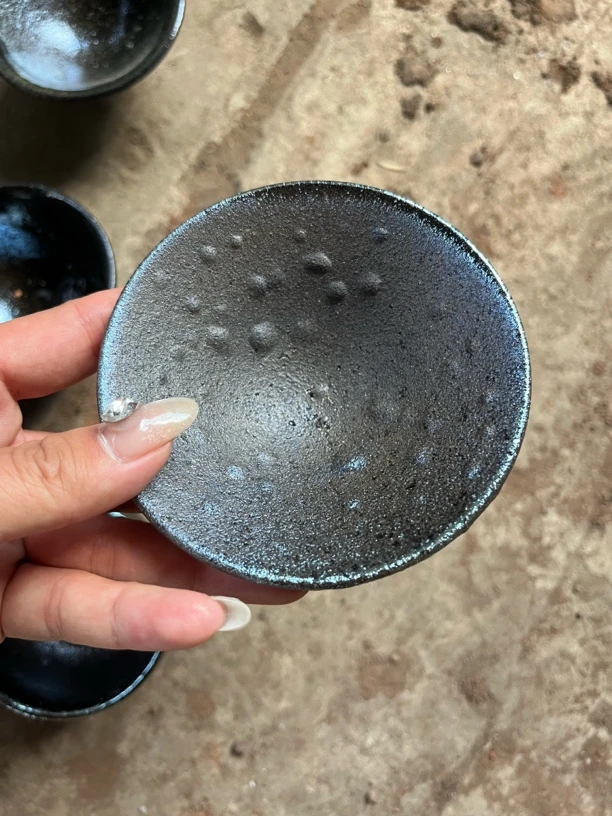 建水紫陶柴烧微暇主人杯