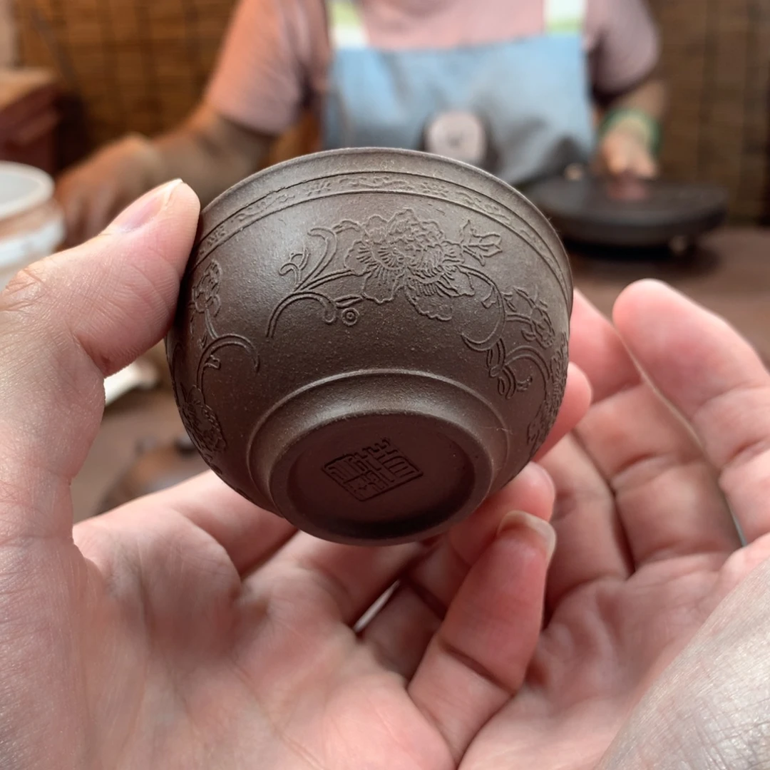 茶壶紫砂小杯子 品茗杯