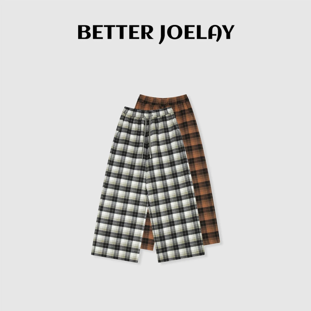 BETTER JOELAY-【自在乘风】时尚休闲风直筒裤子宽松百搭Z1315