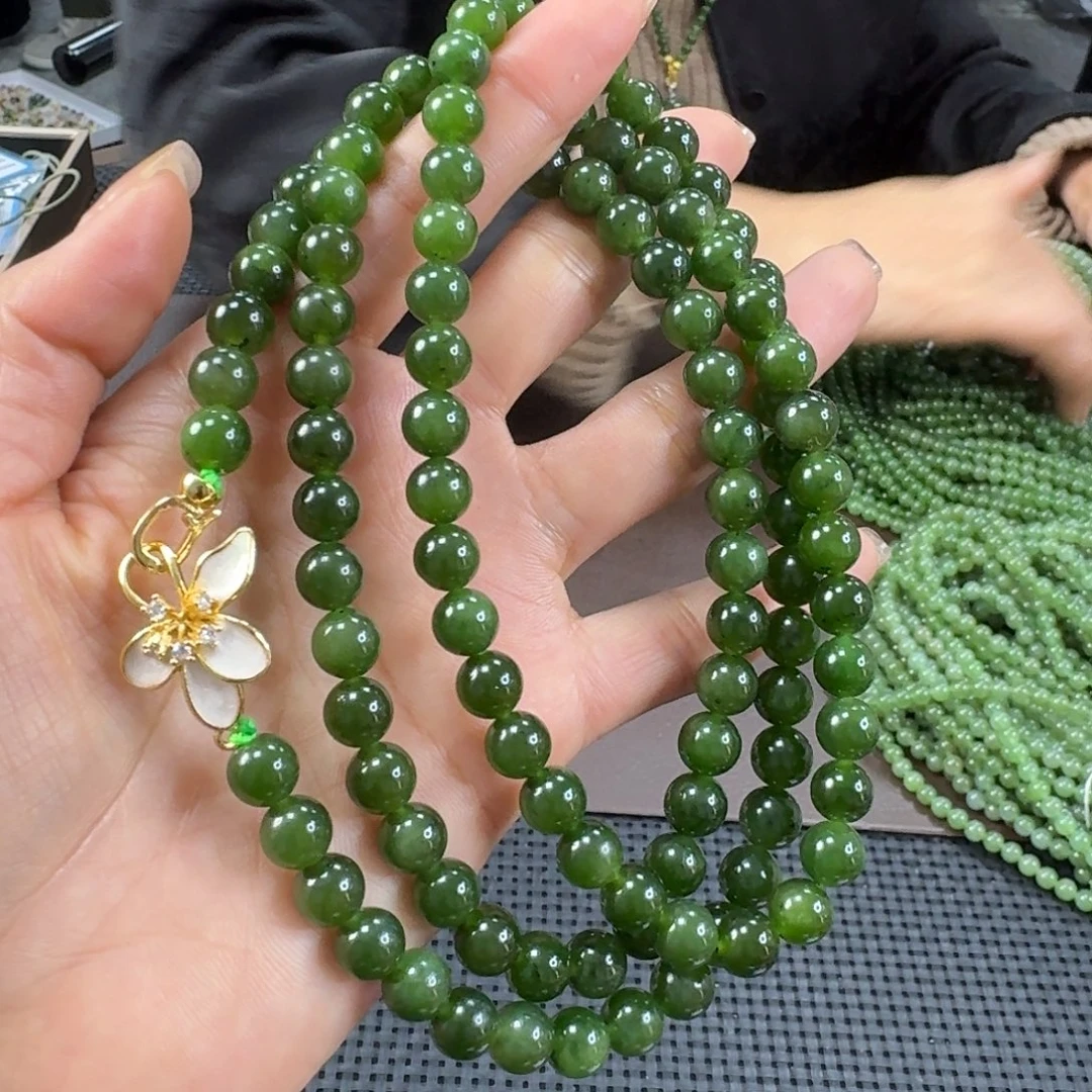 和田玉（碧玉）未镶嵌颈饰卡8