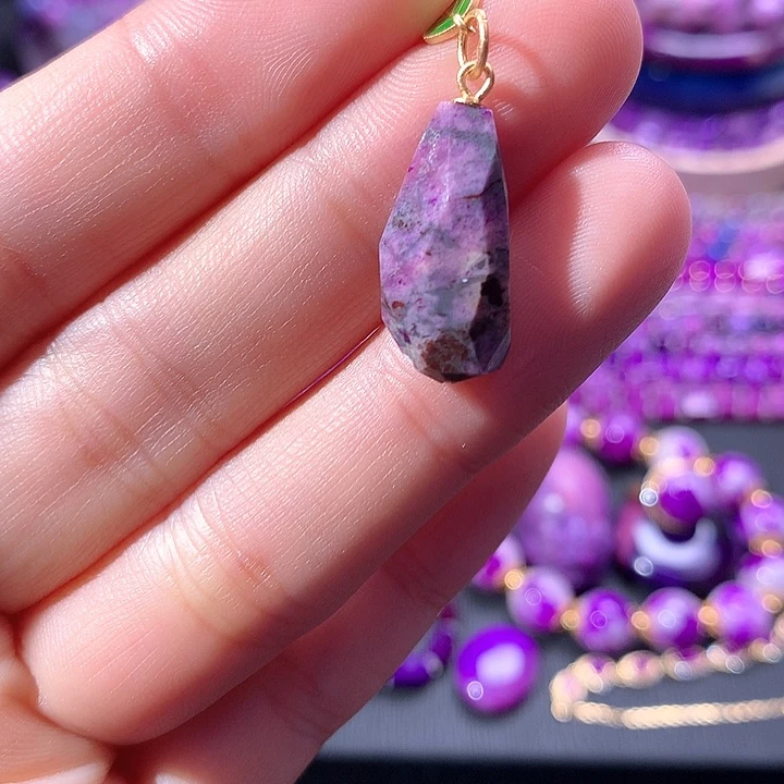 苏纪石（舒俱来）吊坠银S925镶嵌