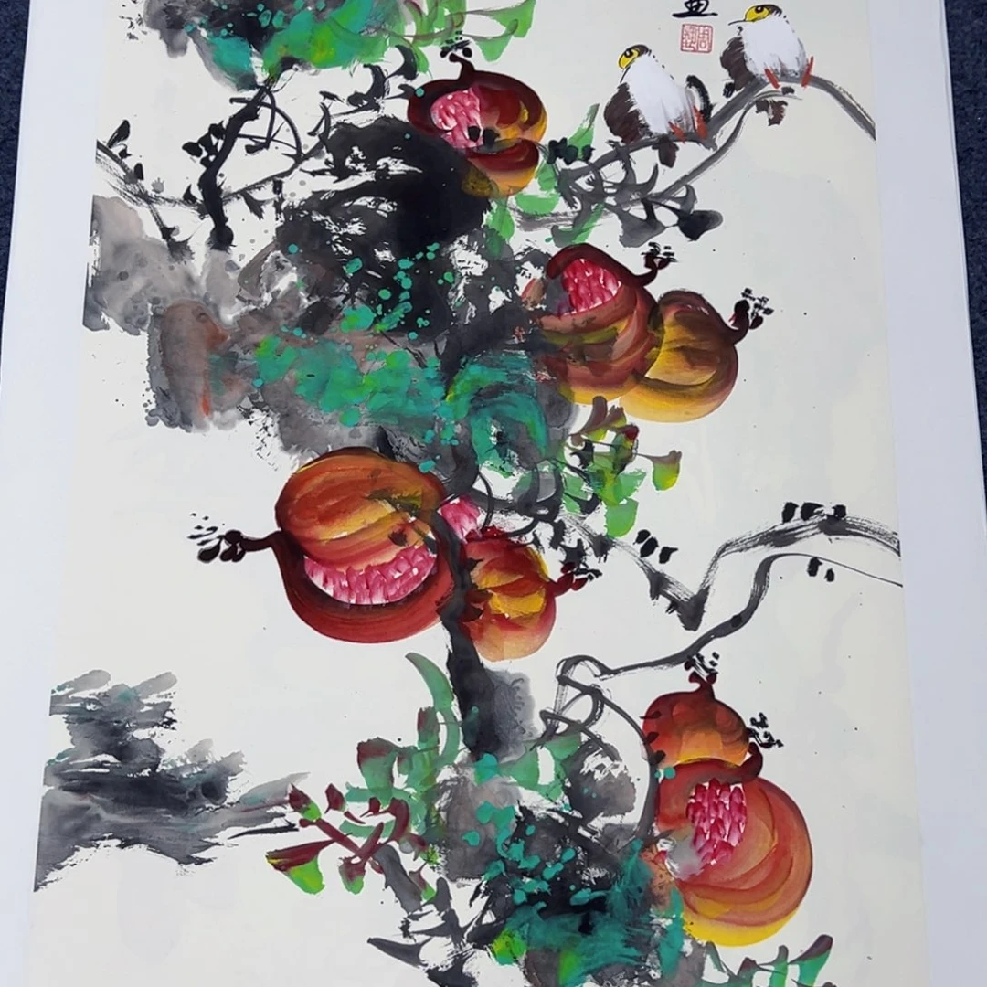 国画事事顺心如意万事如意万事