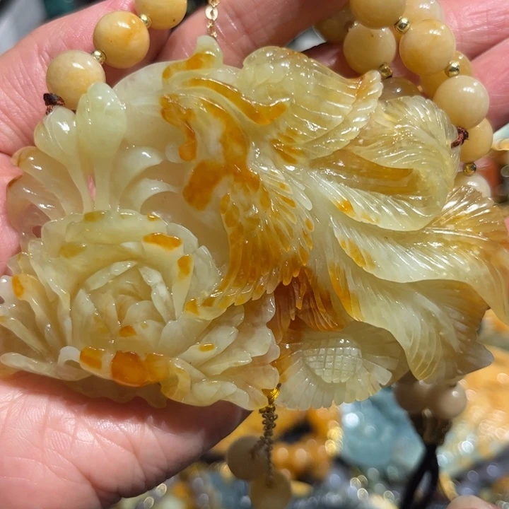 岫玉未镶嵌岫玉吊坠
