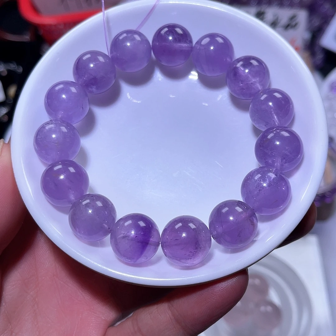 未镶嵌手链水晶天然紫水晶薰衣草手链手串