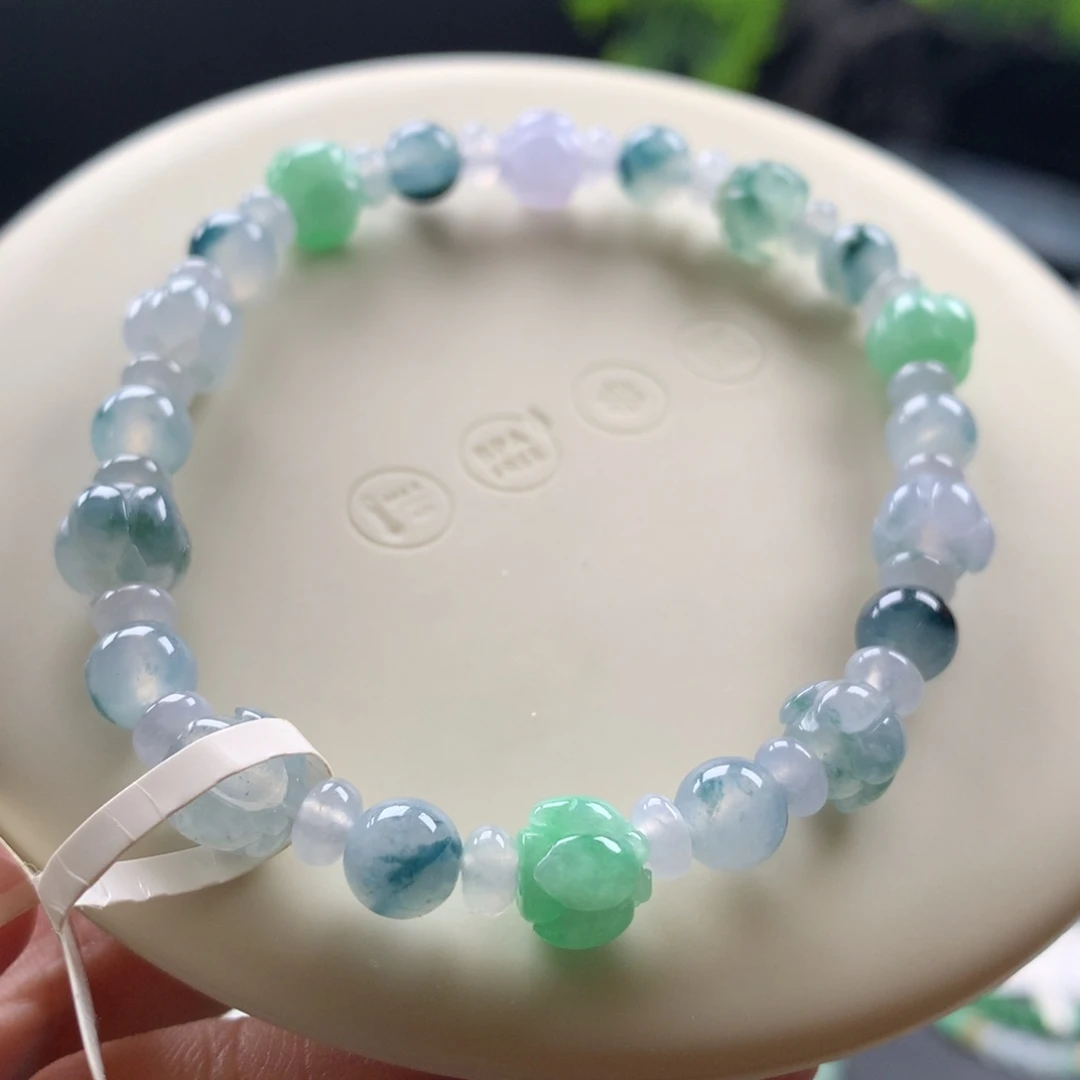 翡翠未镶嵌手链卡4.7/卡6/卡7.7