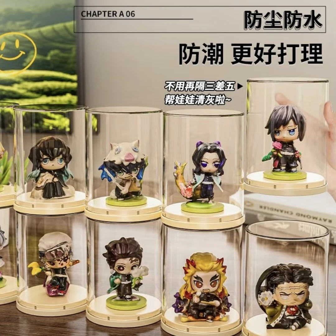 泡泡玛特展示盒学生TNT摆件防尘桌面收纳盒高透展示柜盲盒展示盒