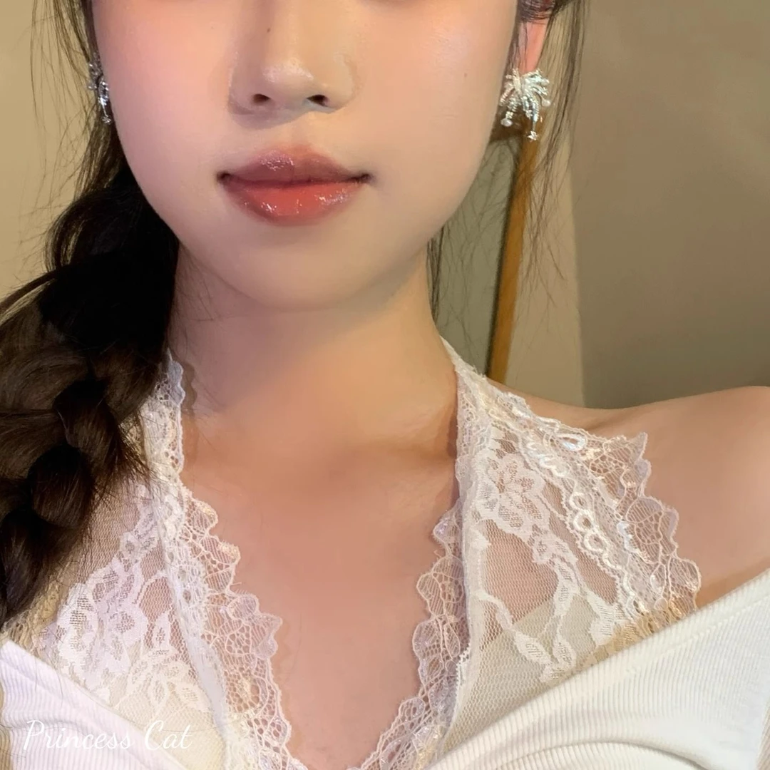 铜合金耳饰 璀璨闪闪立体烟花日韩百搭耳环N2939