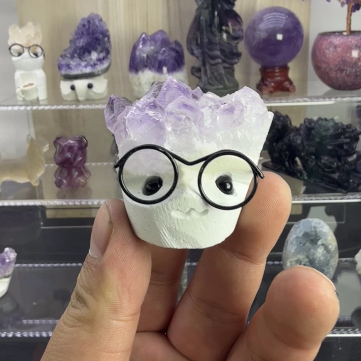 水晶未镶嵌珠宝半成品