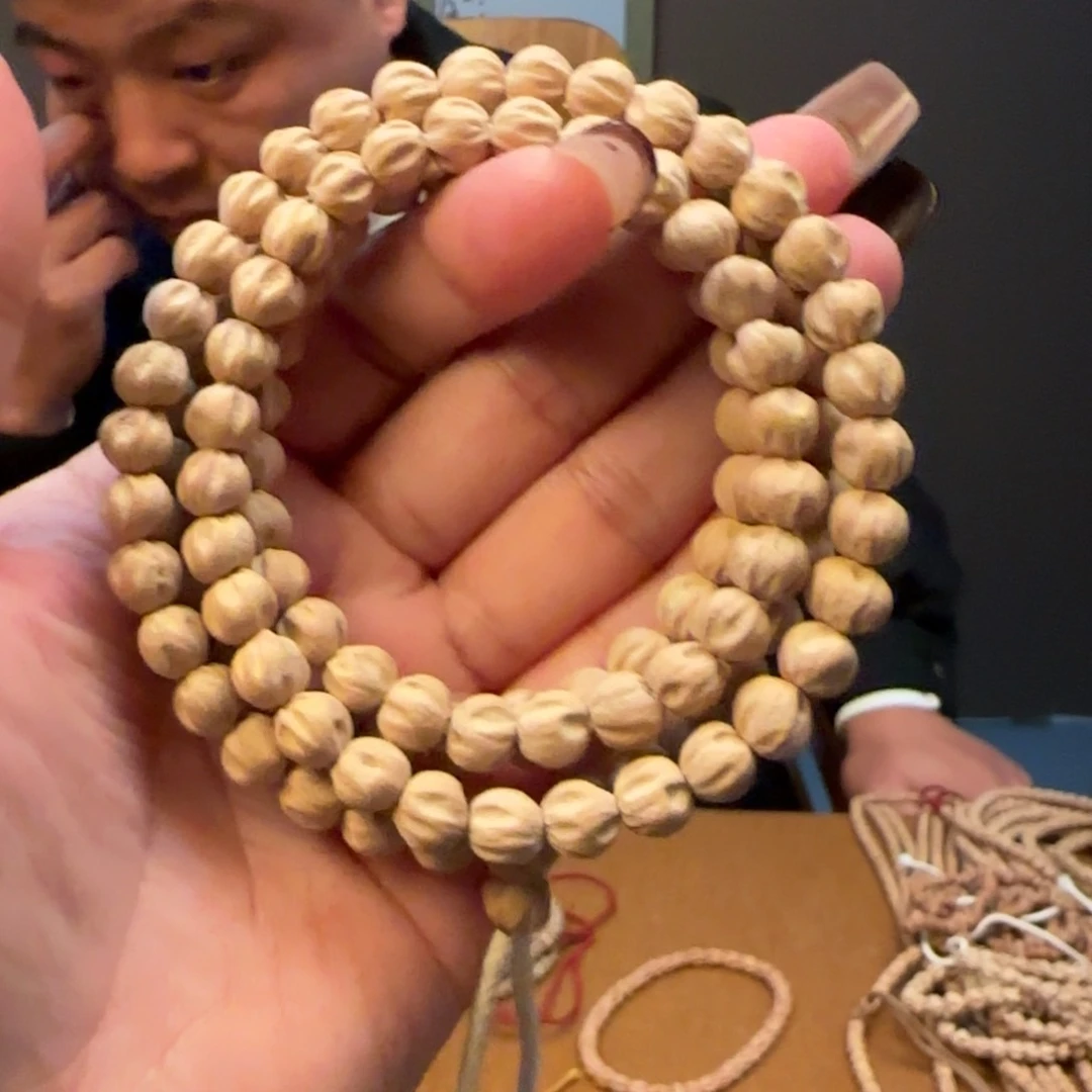 柏香籽/百香籽手串玉原桩7