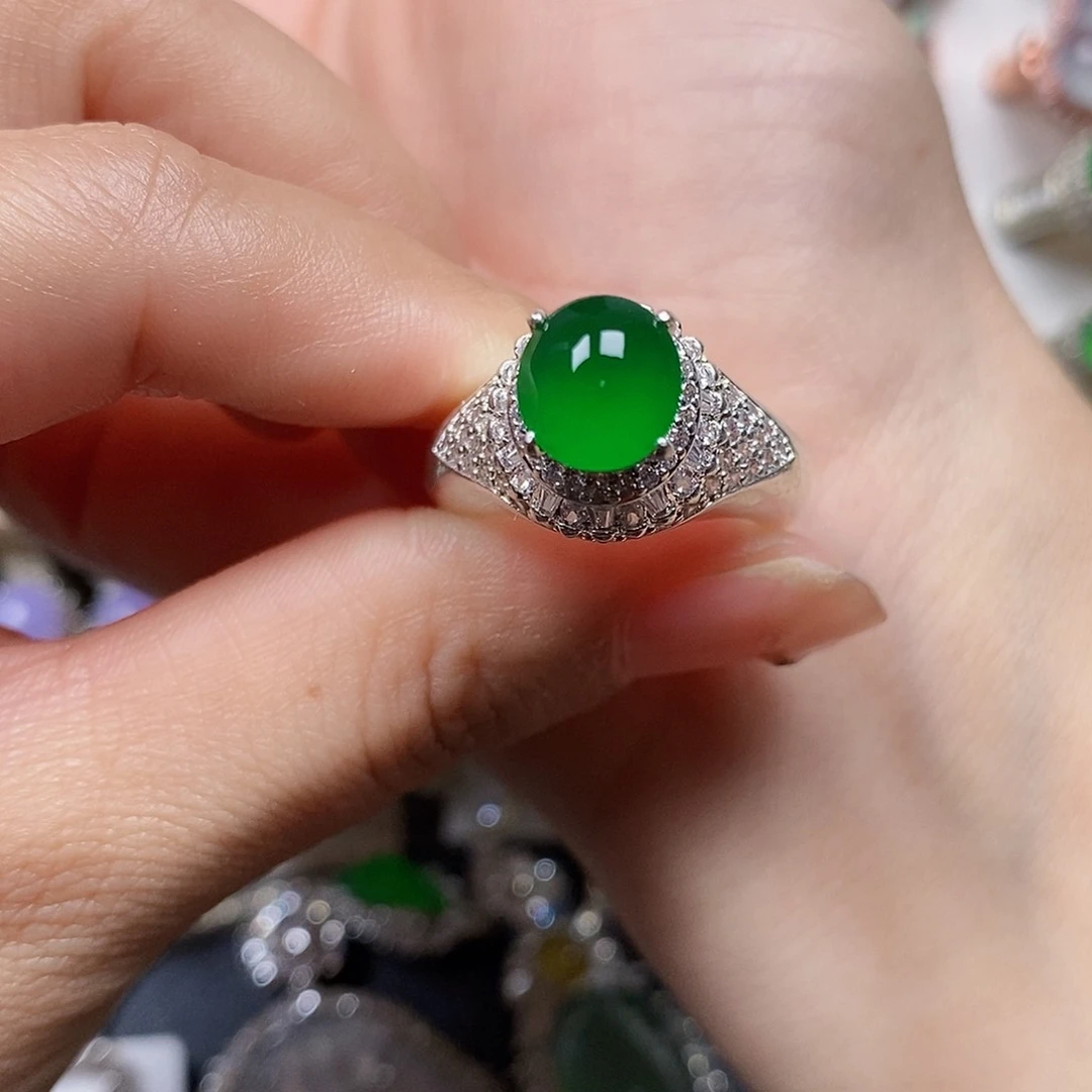 我***我翡翠戒指未镶嵌翡翠戒指