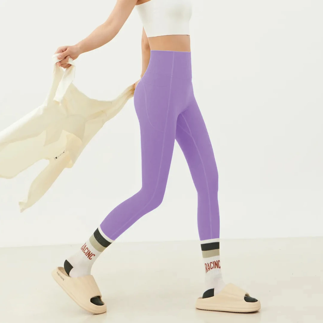 全新升级高腰紧翘裤女外穿跑步健身训练舞蹈免穿内裤瑜伽裤1335