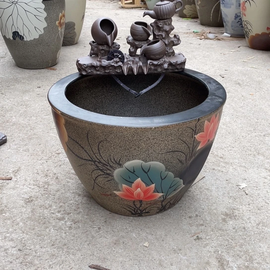 景德镇陶瓷鱼缸景德镇陶瓷鱼缸