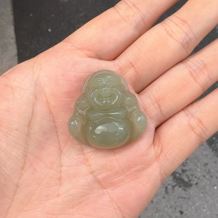 和田玉未镶嵌吊坠(不含链)