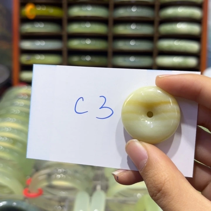 岫玉未镶嵌手镯天然