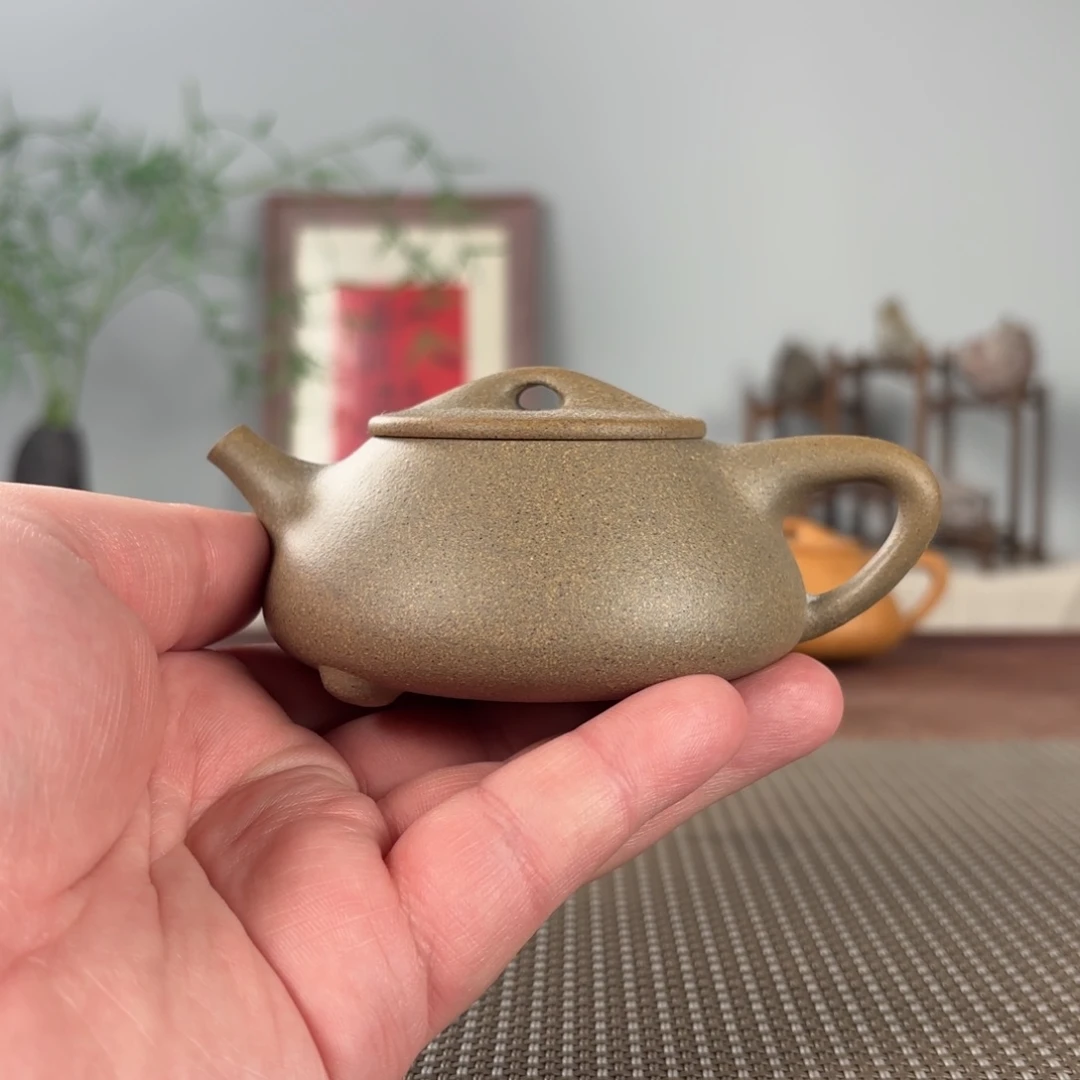 紫砂茶壶微瑕黄龙山原矿紫砂壶
