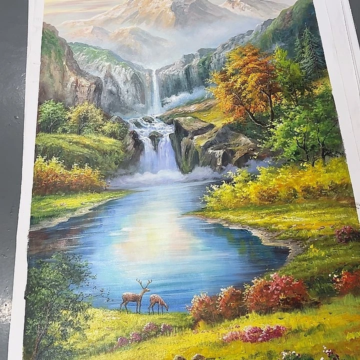 油画嘻嘻一直仔仔细细