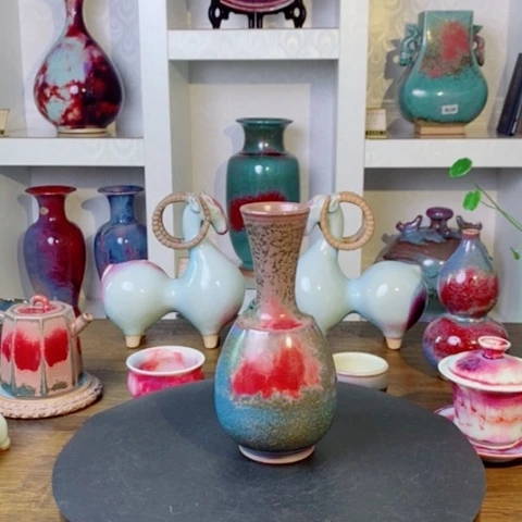 瓶禹州神后钧瓷原产地~