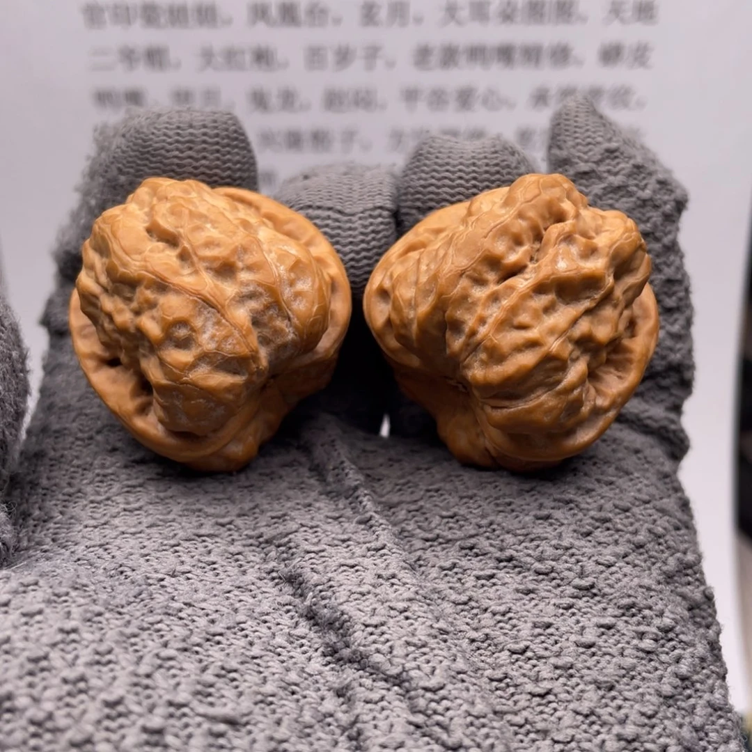 文玩核桃吊坠35全品无修红皮蛤蟆头