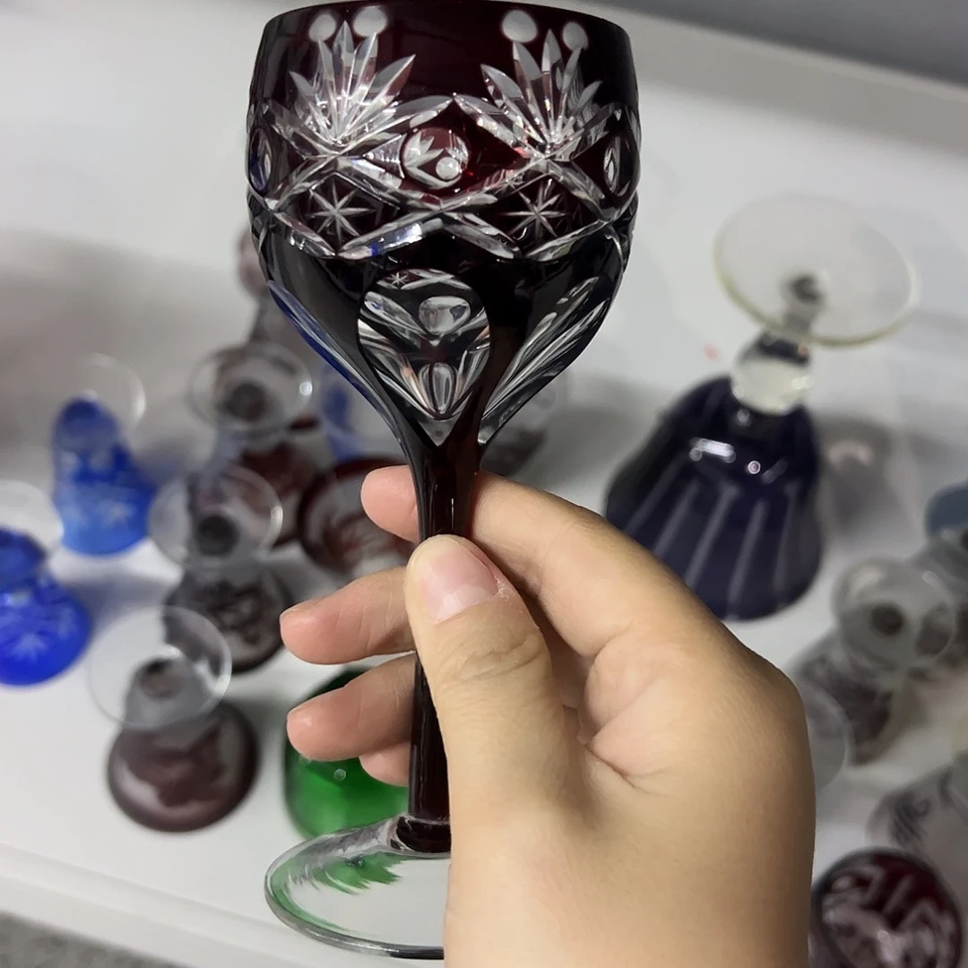 平底款水晶玻璃微瑕一个