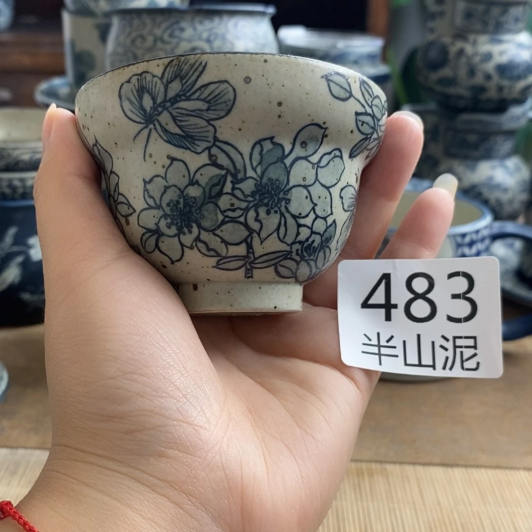 手工手绘青花高温陶瓷