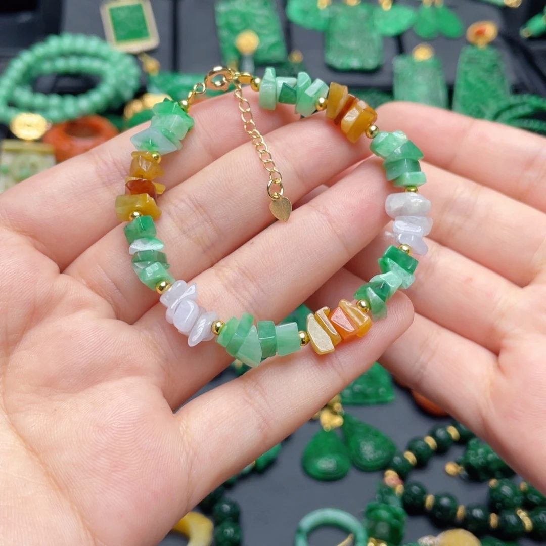 翡翠合金颈饰翡翠