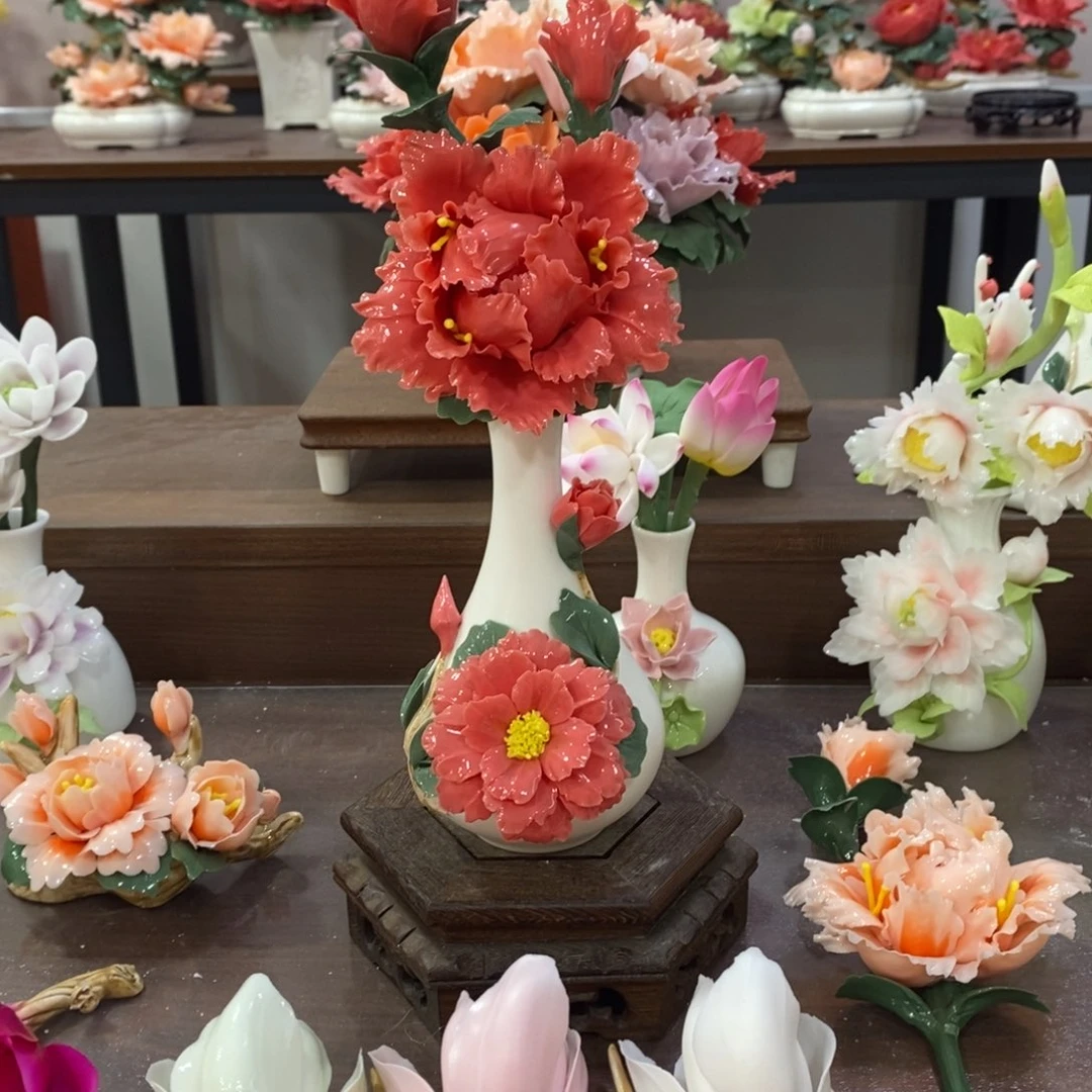 瓷片陶瓷工艺品摆件